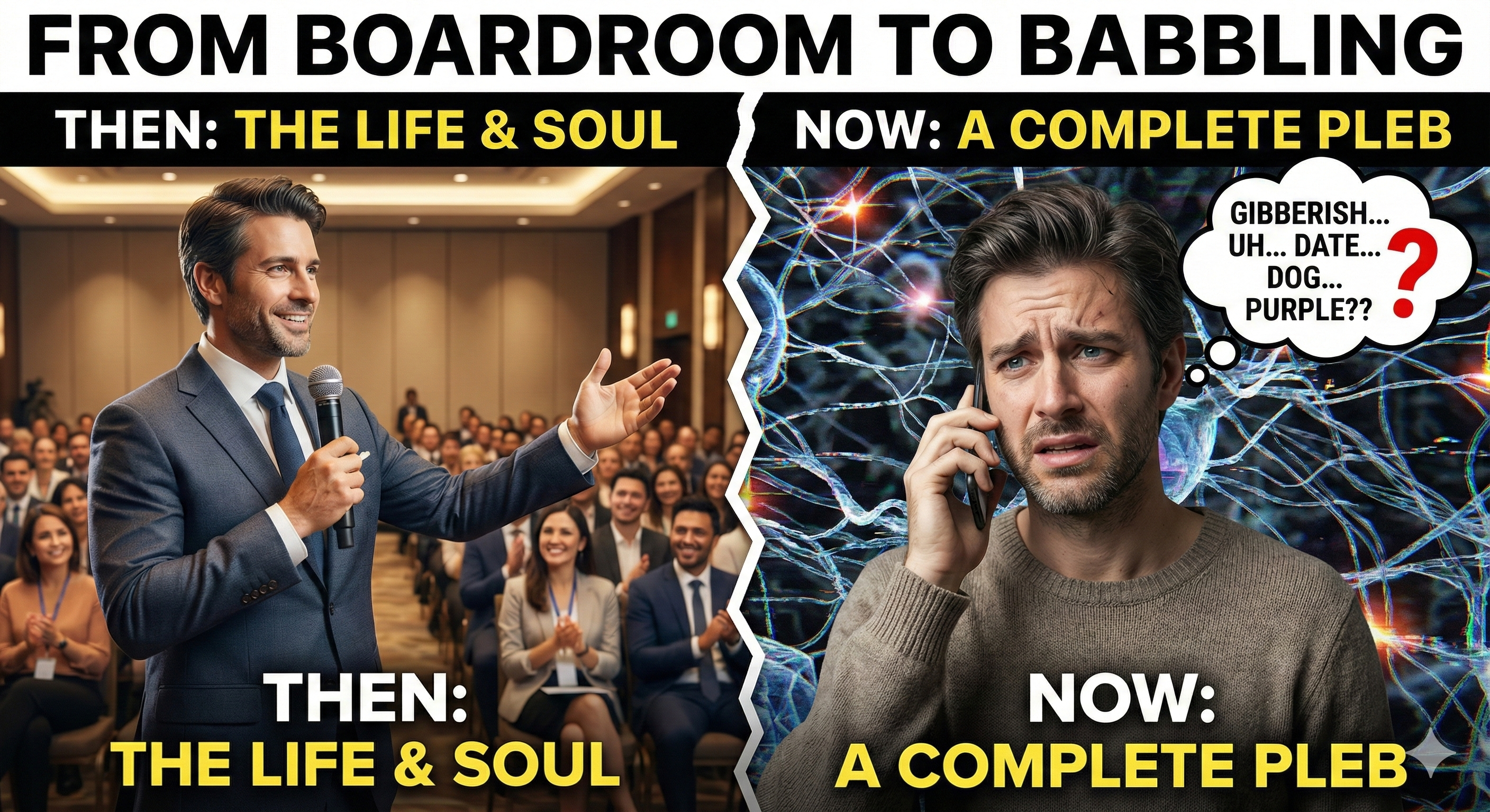 From Boardroom to Babbling: How a Phone Call to the Dog Groomer Defeated Me