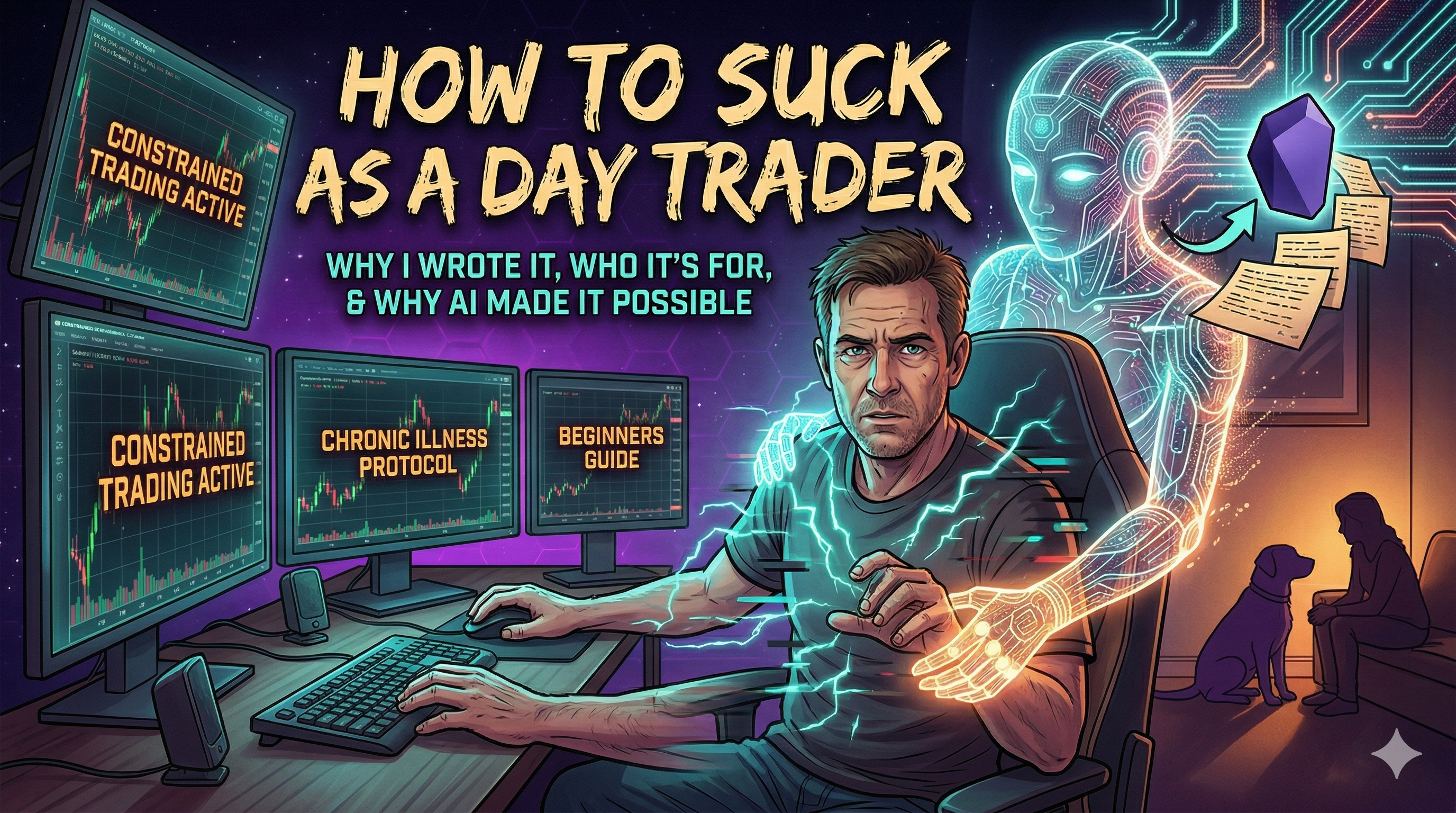 How To Suck As A Day Trader: Why I Wrote It, Who It’s For, and Why AI Made It Possible